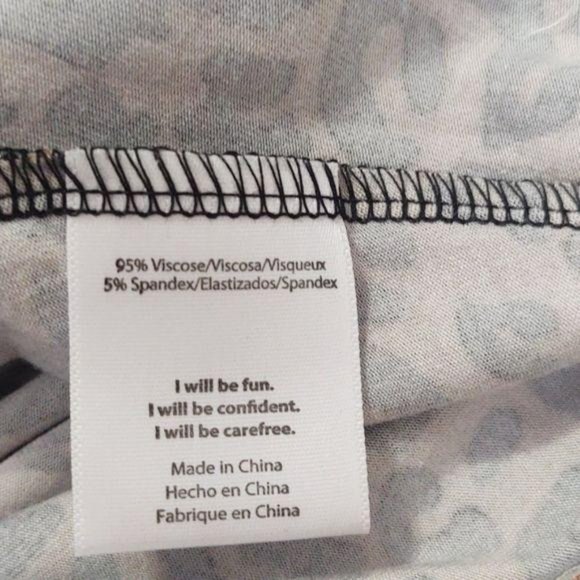 Choker Dress Cheetah Print Vfish 3/4 Sleeve - Picture 7 of 7